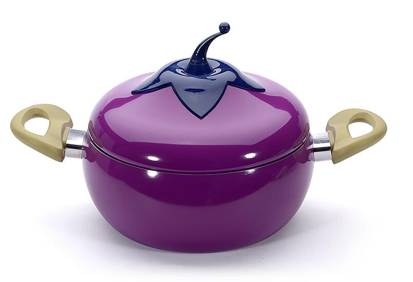Gemüse Modellierung Nicht Stock Topf SchöNe Stil Aubergine Topf Kochgeschirr Küche Kochen Topf Suppe