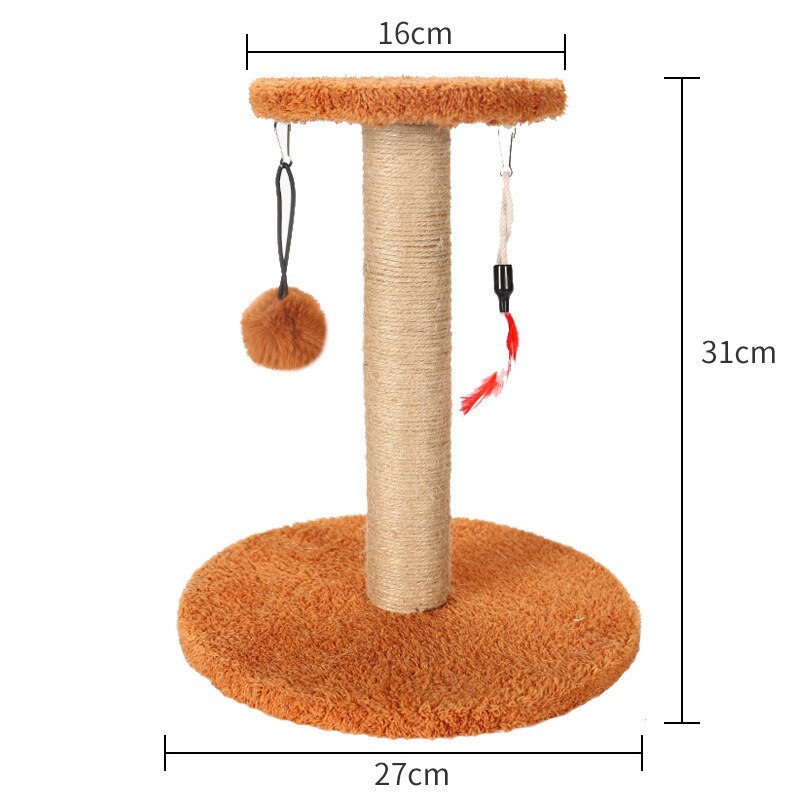 Sisal Cat Scratcher Cat Scratching Post Claw Sharpener Wearable Won't Fall Cat Climbing Shelf Funny Cat Toys Cat Supplies: Option 14