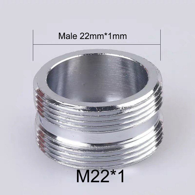 Koper Vernikkeld M22 Reducer Kraan Adapter 16 18 20 22 24 26 28 30mm Mannelijke Vrouwelijke Keuken Badkamer messing Water Tape Joint: Black