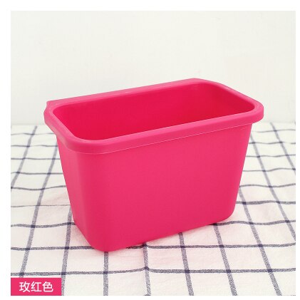Poubelle/canette/organiseur de cuisine | Pour fournitures de cuisine, seau pour ordures Cube poubelles canettes poubelle zéro articles de cuisine: red