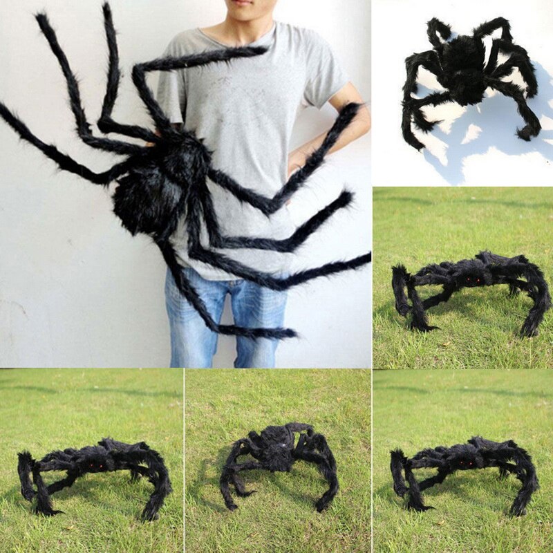Halloween Spinne Rucksack - Plüsch Spinne Kostüm Zubehör Mit 8 Beweglichen Beinen