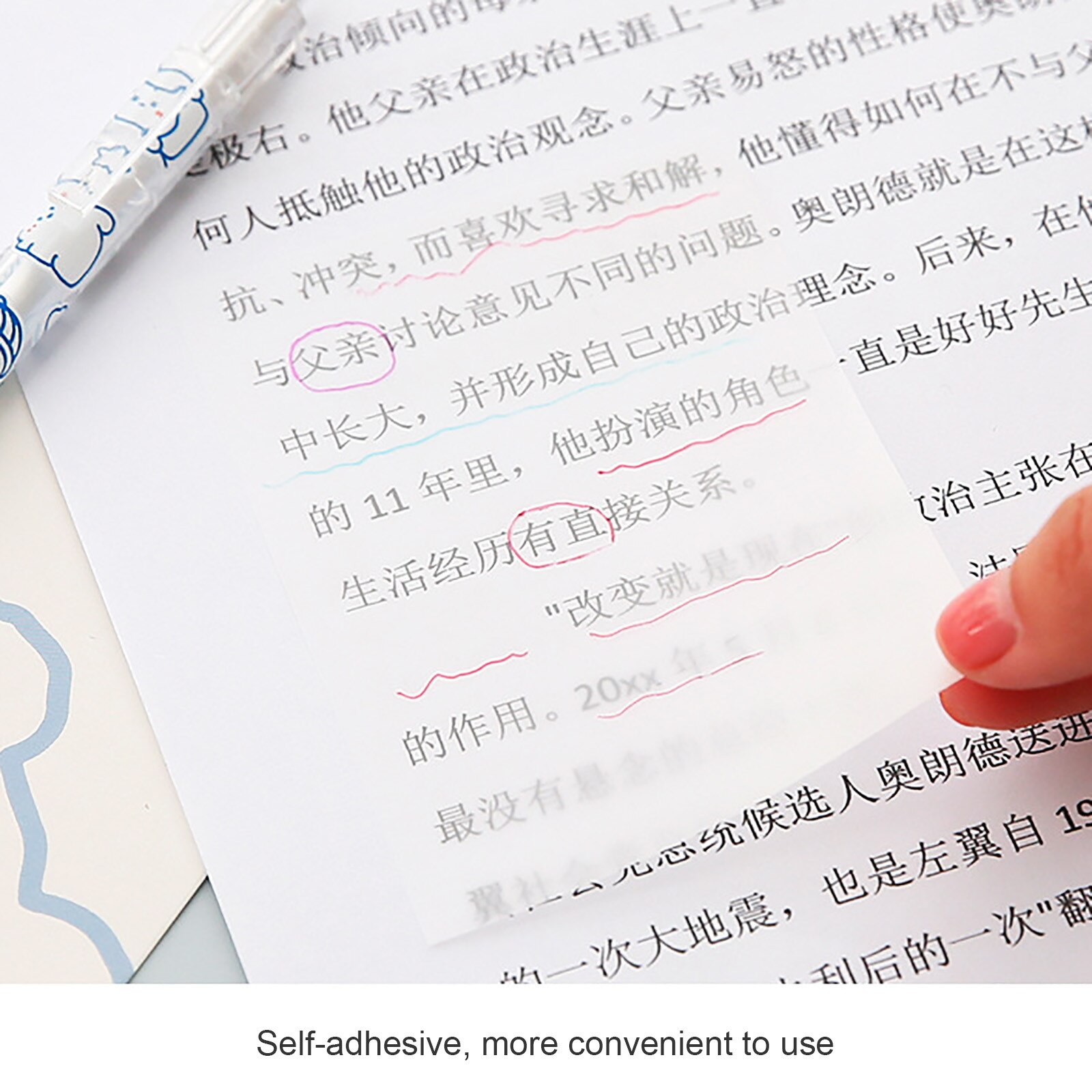 Waterproof PET Transparent 50 Sheets Memo Sticky Note Paper Daily To Do It Check List Paperlaria School Stationery For Students