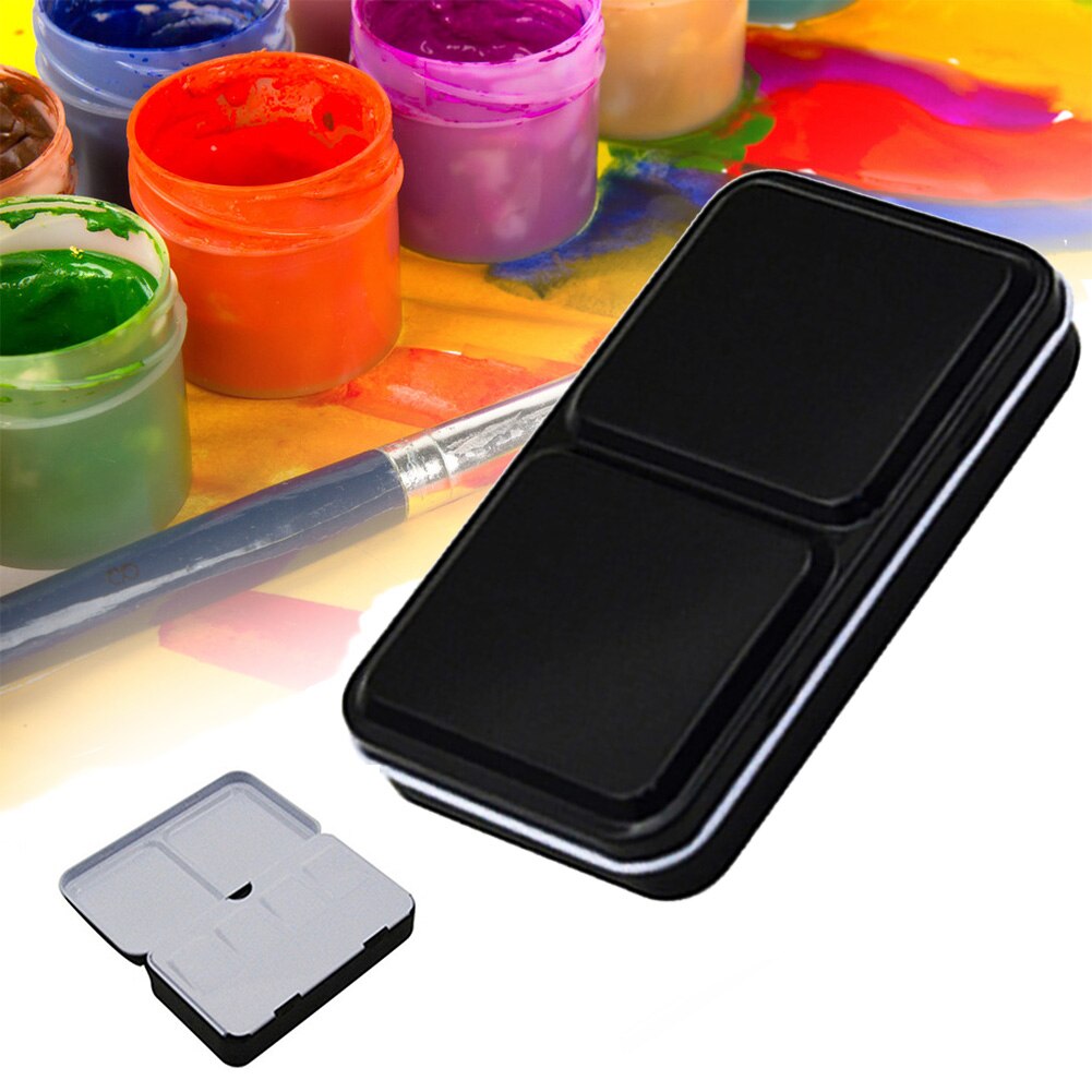dauerhaft Studenten Kunst Lieferungen Malen Kasten Volle Pfanne DIY Schule Feste Aquarell Multifunktions Eisen Zeichnung Palette Leere Dosis