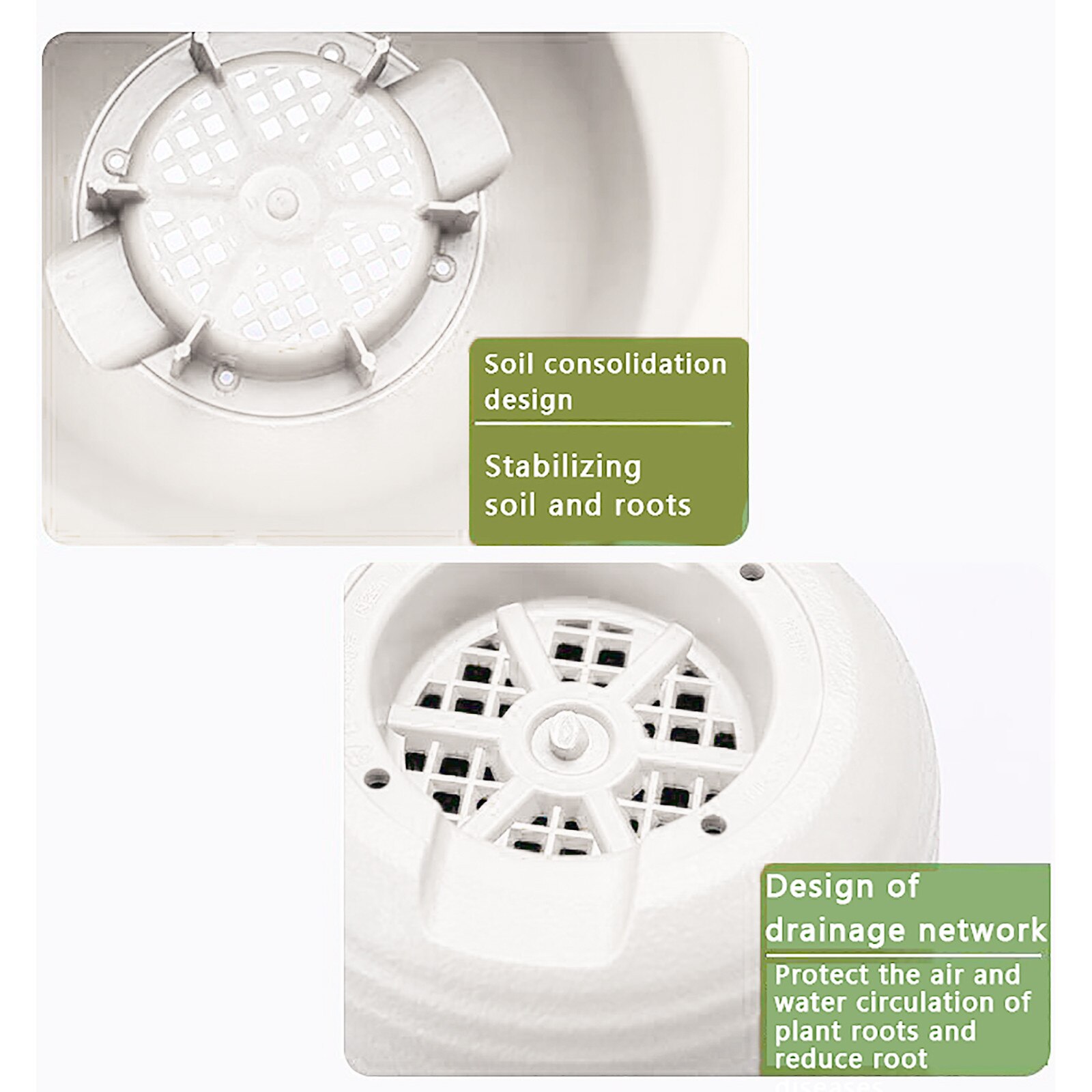 25 # Draagbare Bloempot Balkon Tuin Bloempot Muur Bloem Trog Thuis Pot Plant Houder Huis Tuin Balkon Decoratie