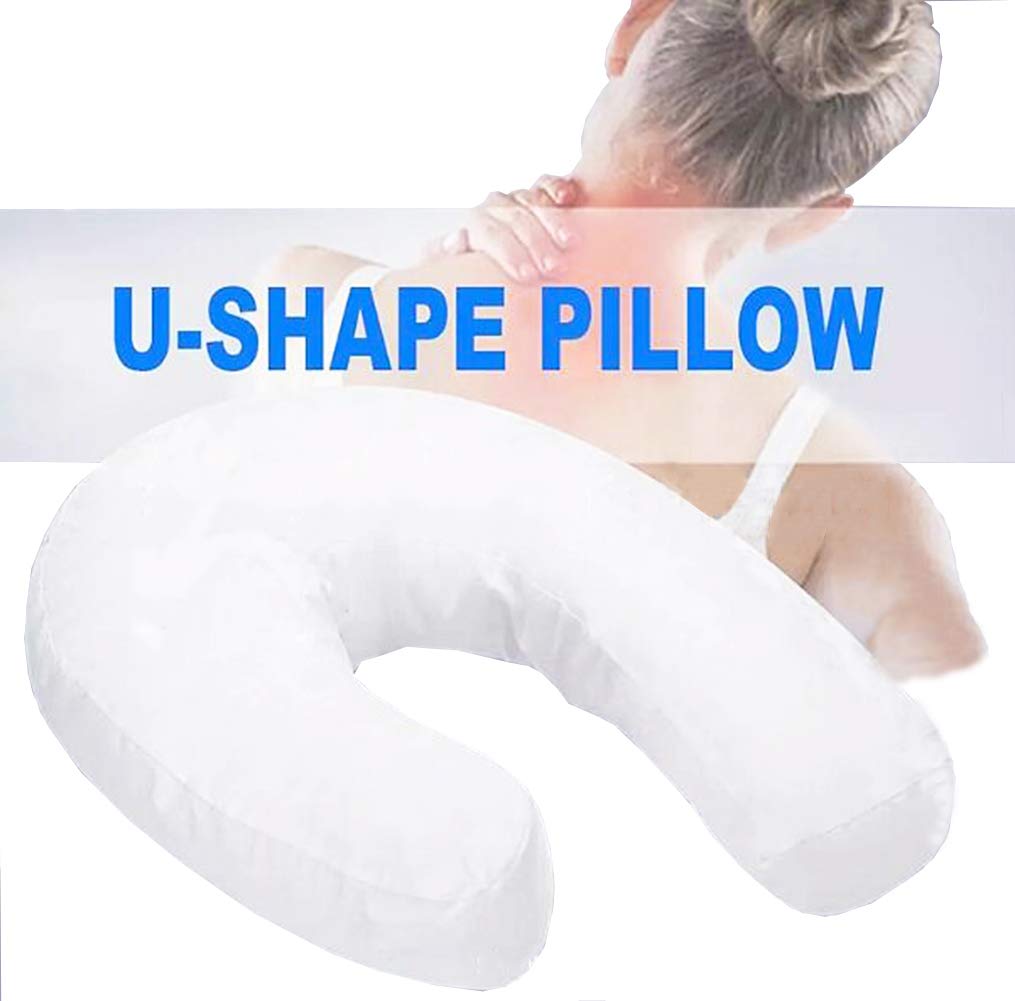 sidespark sovende u-form sidepute pute nakke og rygg pute sove kompis u-formet pute midje støtte pute nakke pute: misligholde tittel