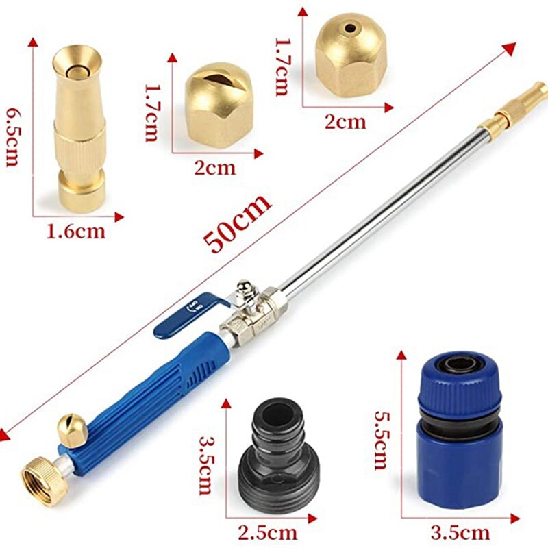 High-Pressure Power Washer, Glass Window Cleaning Sprayer, Expandable Household Garden Car Washing