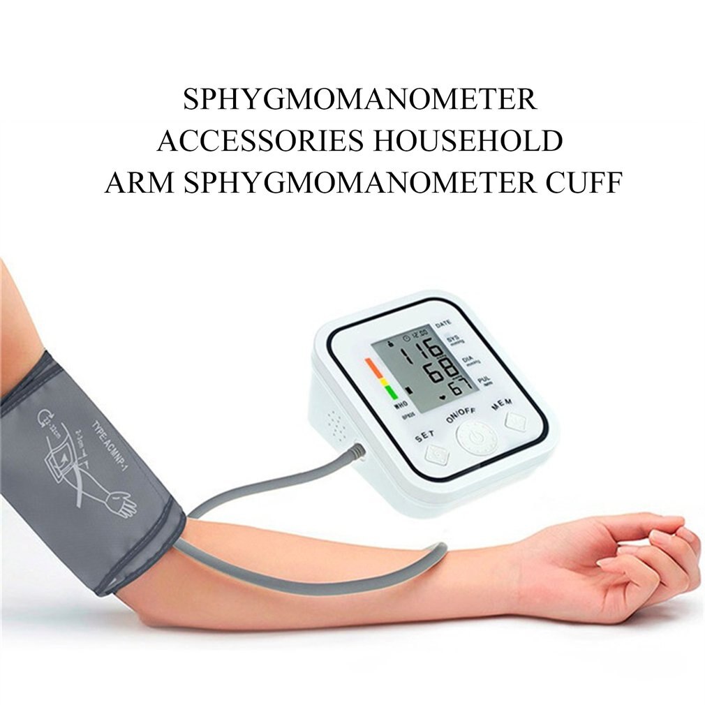 Draagbare 22-32 Cm Arm Manchet Digitale Monitorportable Enkele Buis Tonometer Manchet Voor Bloeddrukmeter Manometer Manchet