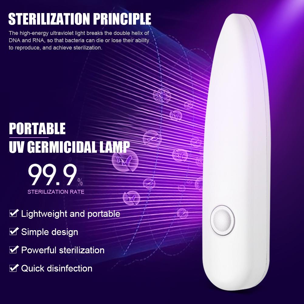 Przenośna lampa bakteriobójcza ultrafioletowa akumulatorowa ręczna lampa dezynfekcyjna Uv robić sterylizacji naczyń stołowych