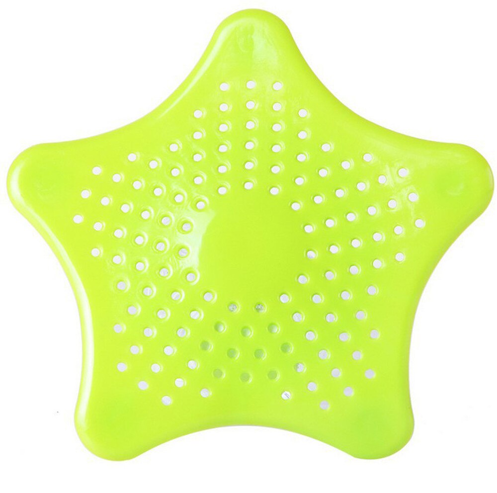 filtre à cheveux pour salle de bain, attrape-cheveux, bouchon de bain, filtre d'évier, douche, accessoires pour la maison: Green 