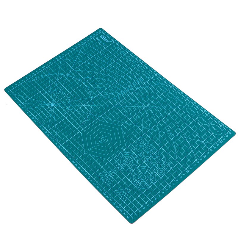 A3 PVC 45cm x 30cm Double Sided Self Healing 5 Layers Cutting Mat Quilting Ruler Suitable For Paper Card Fabric