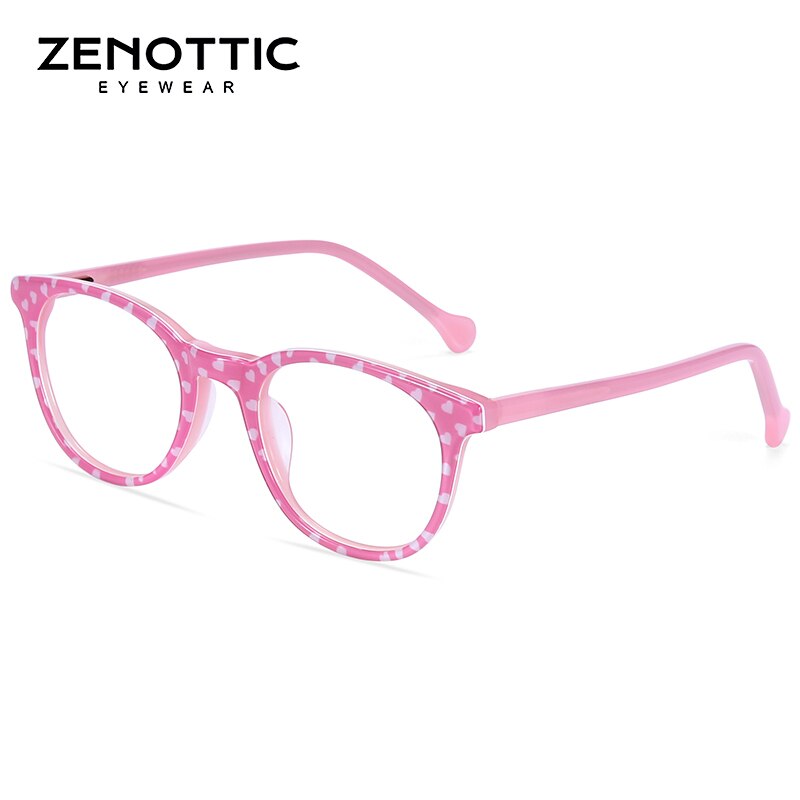 Zenottic acetat anti blåt lys blokerende briller rammer til børn børn dreng pige computer spil optisk nærsynethed briller: 001