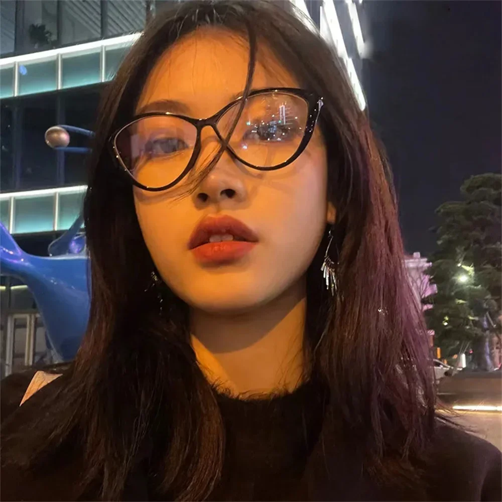 Tendencia de , gafas para miopía con dioptrías para mujeres y hombres, montura Retro de ojo de gato, gafas graduadas para miopía, dioptrías de 0 a 4,0