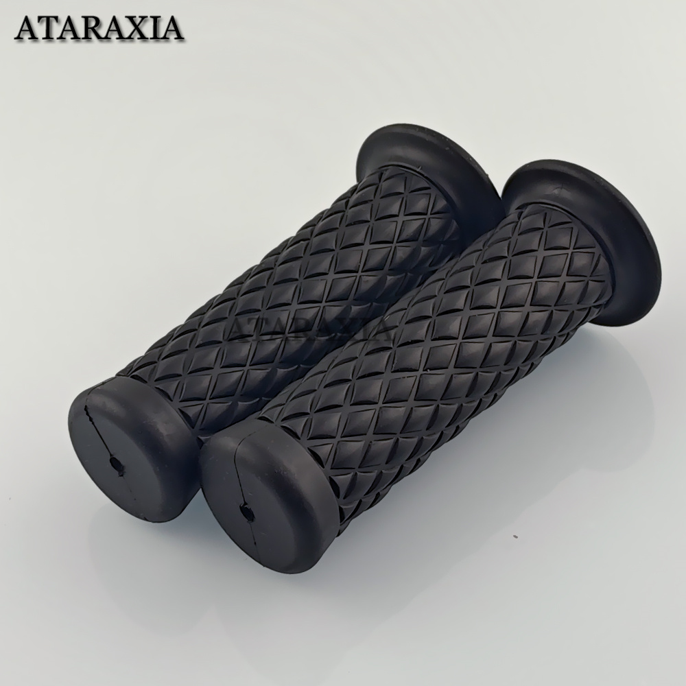 7/8 "22mm/24mm Universale Del Motociclo Manubrio Grip In Gomma Antiscivolo Maniglia Bar End Grip Per Scooter Bicicletta Bici moto