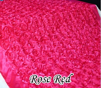 Hochzeit Dekoration Rose Blütenblätter Stoff Satin- Braut hause dekoration zubehör Festival Feier Blume Teppich Geburt Christma: Hochzeit Dekoration 2