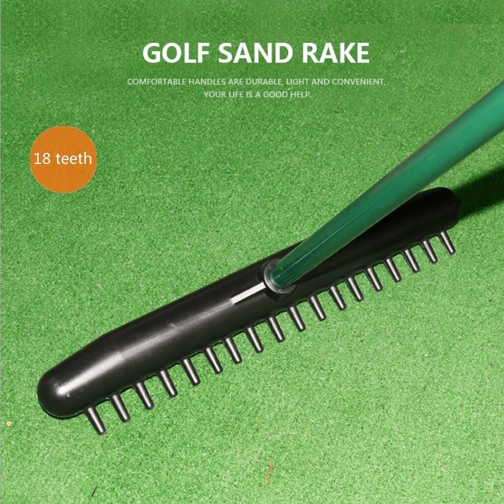 Personal Golf Bunker Grip Rake Solid ABS Plastic Garden Landscape Leaves RAKE