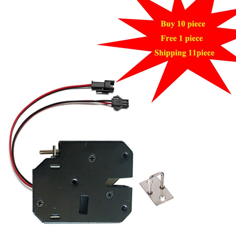 Cerradura eléctrica CC de 12V, a prueba de golpes, cerraduras electromagnéticas antirrobo para archivador, estante de almacenamiento: GLS 202A