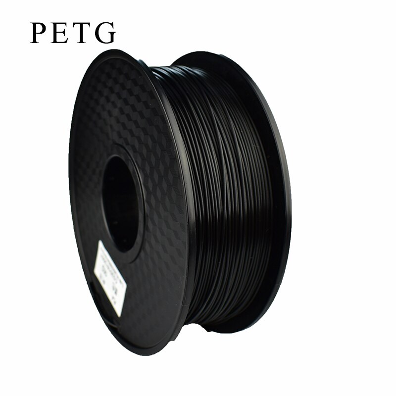 1 KG 3D Printer PETG/PLA/ABS Filament 1.75/3.0 Voor Makerbot, Reprap, UP, afinia, Flash Forge en alle FDM 3D Printers, Wit, zwart