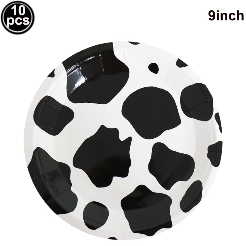 Cow Happy Birthday Cake Decoration Cow Cake Topper for Farm Cow Birthday Party Decoration Supplies: Dark Khaki