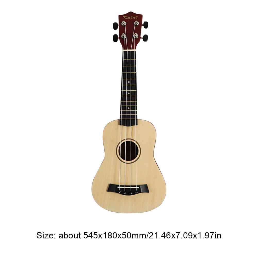 Muziekinstrument 21 Inch Ukulele Gitaar Muziek Liefhebbers Spelen Basswood 4 Snaren Hawaii Accessoires Voor Beginner: Default Title