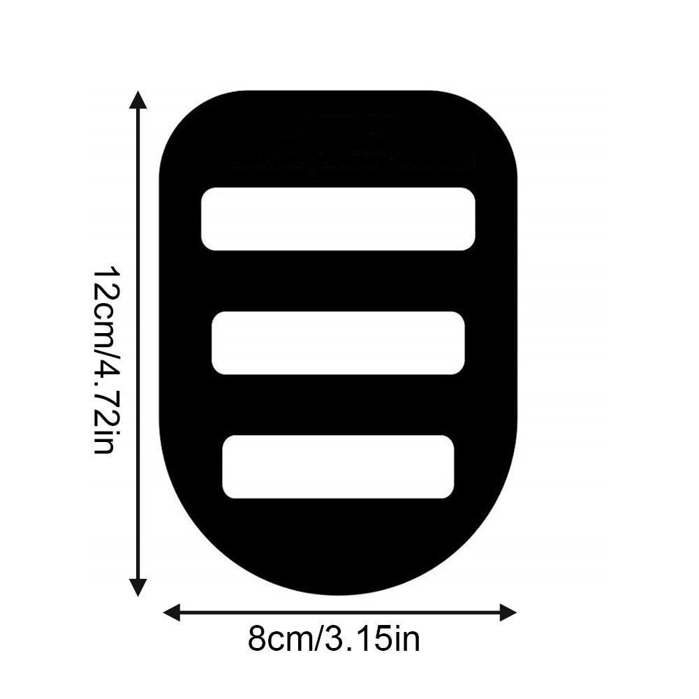 3Pcs Simple Fixed Strap Men Suit Pocket Handkerchief Fixed Clip Board Handkerchief Support Board Fixing Plate