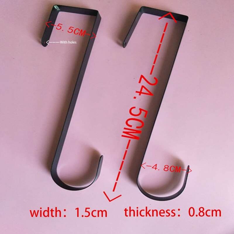 Wieniec świąteczny wieszaki na haki zdejmowane drzwi robić przechowywania organizator stojaków płaszcz torba kapelusz szata uchwyt wiszący