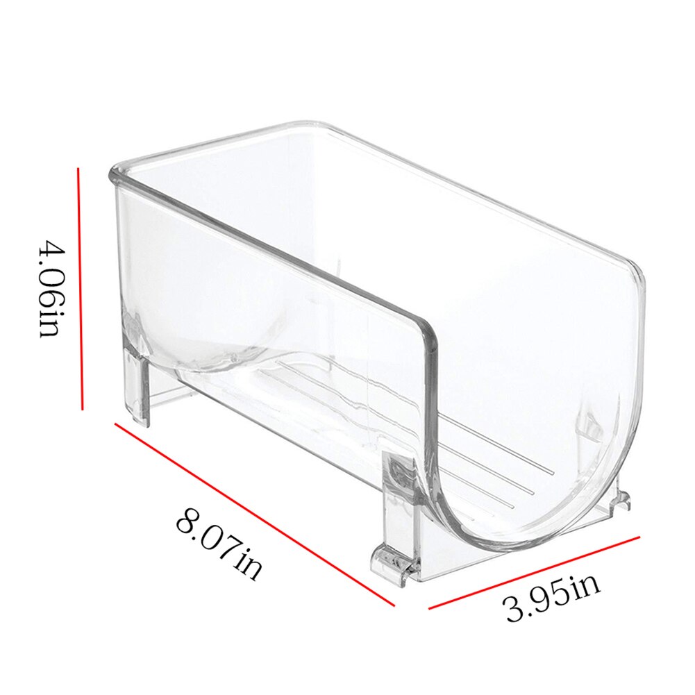Plast vinställ fristående verktyg för förvaring av flaskor köksutrustning 9.5*21*10.5cm vertikal skiktning lagringsorganisatör