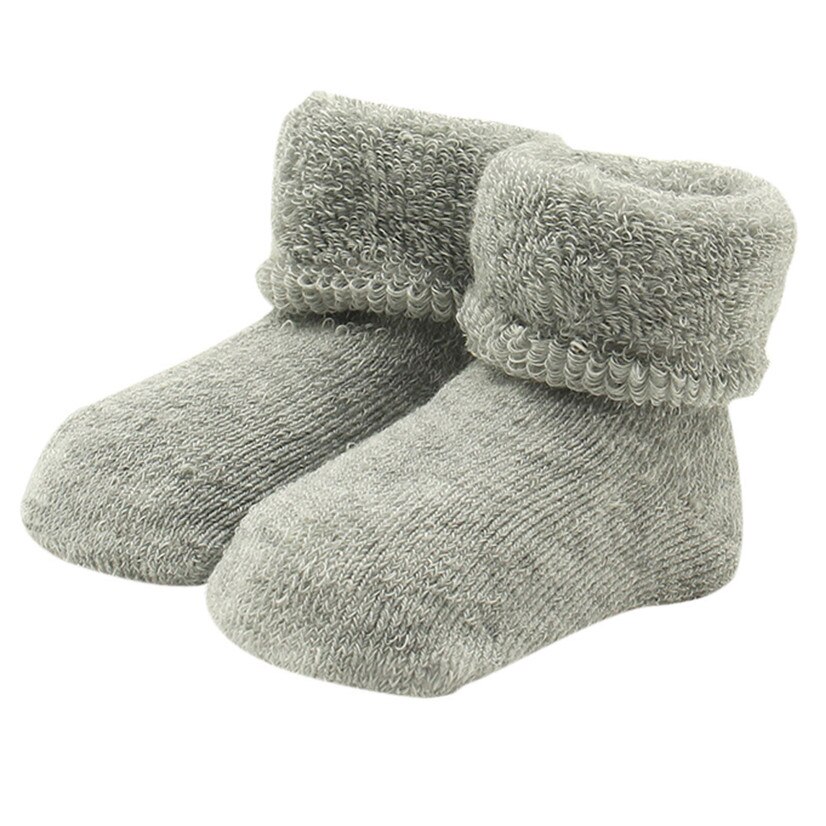 2017 bonito meias Meias Moda Primavera Do Bebê Do Outono Bebe Bebe Novo Bebê Meias meias de Natal para as crianças ot26: Cinza