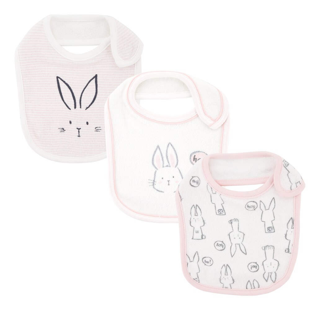 Baby slabbetjes 3 stuks handdoek bebe driehoek voeding boerendoek kraag sjaal waterdicht schort cartoon handdoek