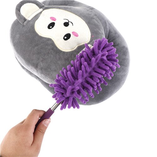 Elástica ajustable extender de microfibra polvo Shan de plumero para hogar cepillo para polvo Coche Oficina utensilios de limpieza de cocina