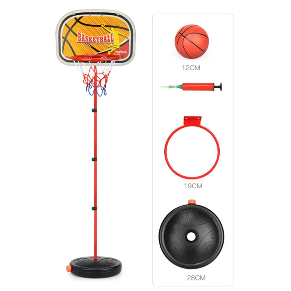 Kids basketball stand set, height adjustable, household basketball hoop for children and adults, indoor outdoor shooting games supplies