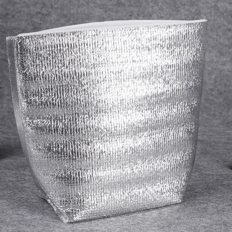 50Pcs Lunch Cooler Bag Insulation Folding Picnic Portable Ice Pack Food Thermal Bag Food Drink Carrier Insulated Bag Pr