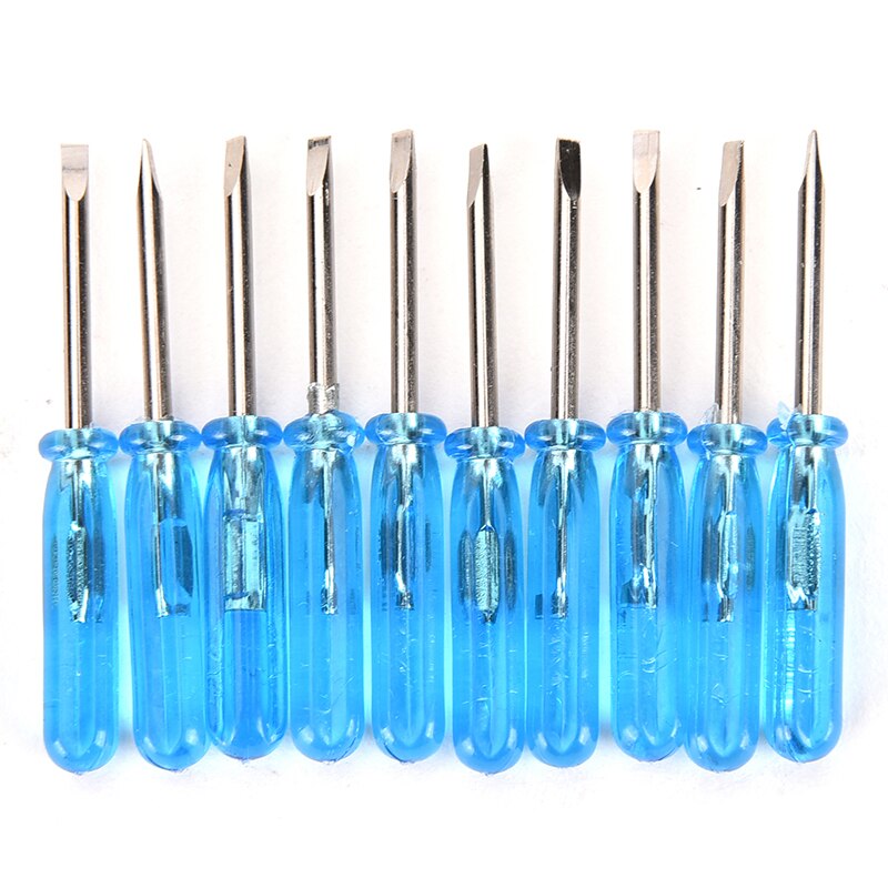 7/10Pcs/Set Phillips Slotted Cross Word Head Five-pointed Star Mini Screwdrivers For Phone Laptop Repair Open Tools: 10pcs Slotted