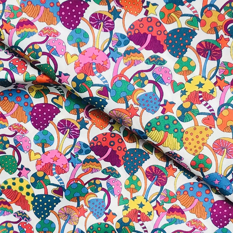 Tissun-tela de algodón liberty para niños, tejido de costura para bebés, vestidos, falda, bricolaje, medidor de retales de popelina hecho a mano, 80S