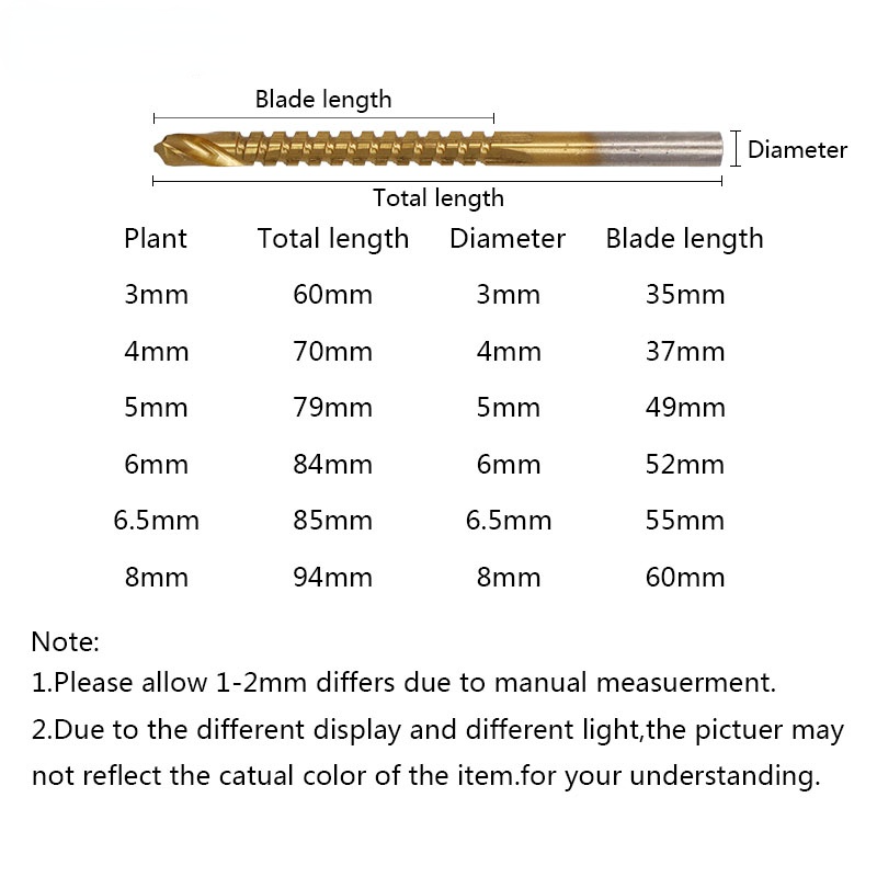 6 Pcs Multifunctionele Kobalt Boor Set Spiraal Schroef Metric Composiet Boor Tap Twist Boor Set metalen Houtbewerking Tool