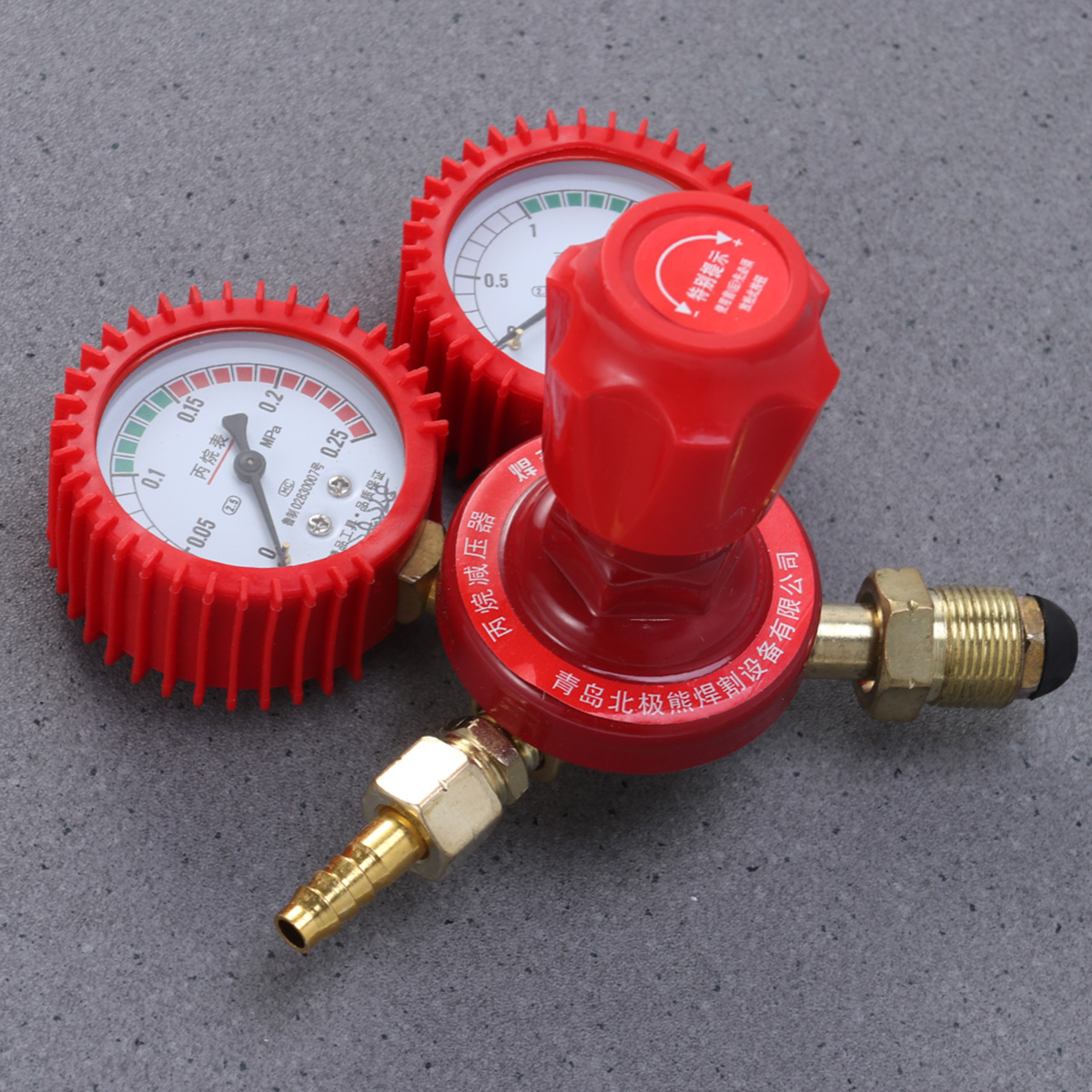 1 Pc Dual Gauge Regulator Gas Bottle Regulator Welding Pressure Reducer Mixed Gas Regulator for Gas Welding