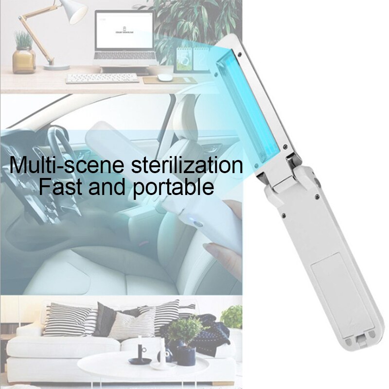 Lámpara de desinfección UV plegable USB 5v lámparas ultravioleta para el hogar luces esterilizadoras de luz germicida UVC