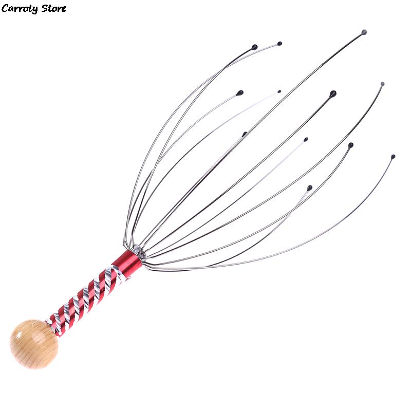 Head Relax Massager Healing Neck Claw Massage Anti-stress Pain Relief Octopus Scalp Relax Spa Headache Stimulate Blood Circulate: B