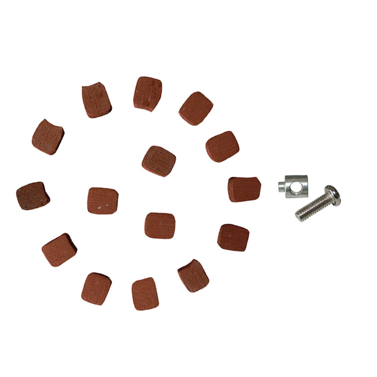 Clutch Cable Lock&15xSquare Clutch Pads 66cc 80cc 2 Stroke Motorized Bicycle