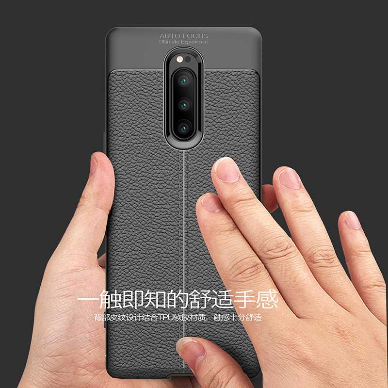 Mokoemi Lichee Patroon Shock Proof Soft 6.5 "Voor Sony Xperia 1 Case Voor Sony Xperia 1 XZ4 Mobiele Telefoon case Cover