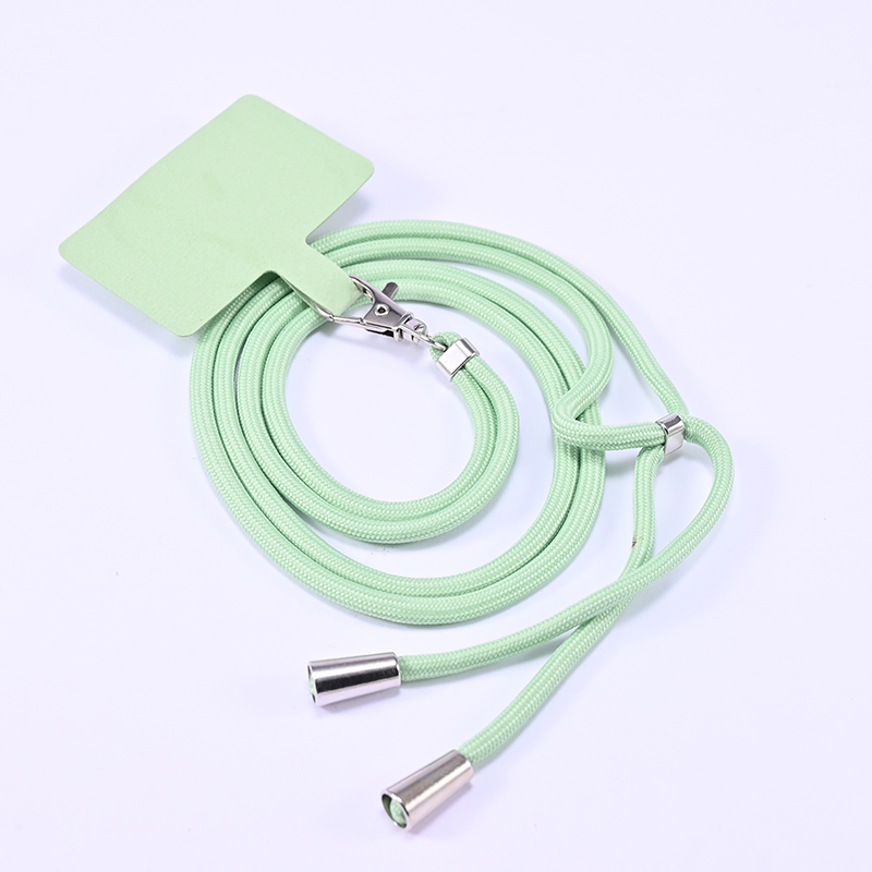 Cordón de teléfono, cordón desmontable ajustable, correa de cordón para teléfono móvil, accesorios de cadena, correas de cuello de cuerda para teléfono móvil Universal: Rojo óxido