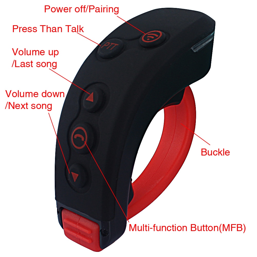 FreedConn L3 Handbar BT Remote Control Bluetooth Motorcycle Helmet Intercom Headset For COLO-RC T-REX Motorcycle Interphone