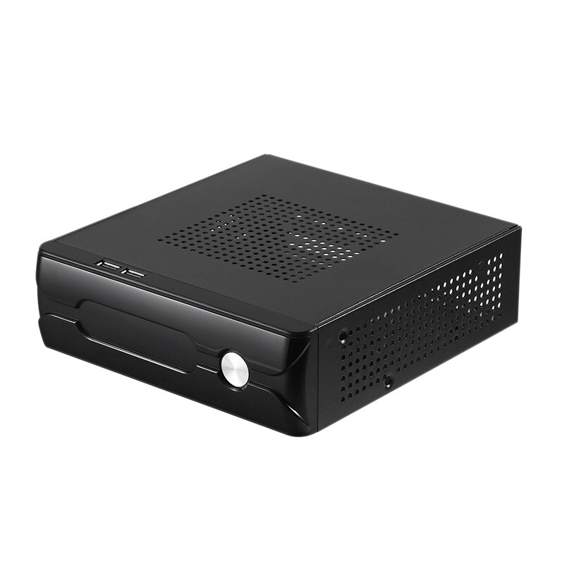 Desktop voeding gaming htpc host office home 2.0 usb mini itx met radiatorgat computerbehuizing praktische horizontale behuizing: Default Title
