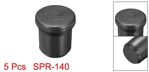 Uxcell 5Pcs 5.5Mm 7Mm 8Mm 9.2Mm 10.5Mm 12Mm 14Mm 15.8Mm 17.8mm Dia Seal Gat Insert Rubber Stopper Voor Wartel
