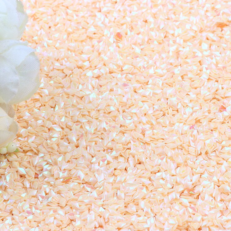 10g 4mm pailletten pvc losse diamanten pailletten pailletten naaien bruiloft knutselen doe-het-zelf kunst decoratie accessoires sieraden maken: Zoals de foto laat zien