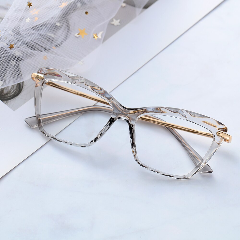 Square Glasses Frames Women Trending Styles Brand Optical Computer Glasses Cat Eye Glasses Frame Myopia Glasse