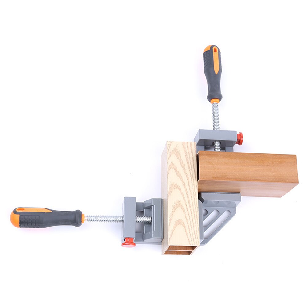 90 Graden Hoek Klem Quick-Jaw Dubbel Handvat Lente Geladen Rechte Hoek Klem Swing Kaak Houtbewerking Lassen Clip Klem tool