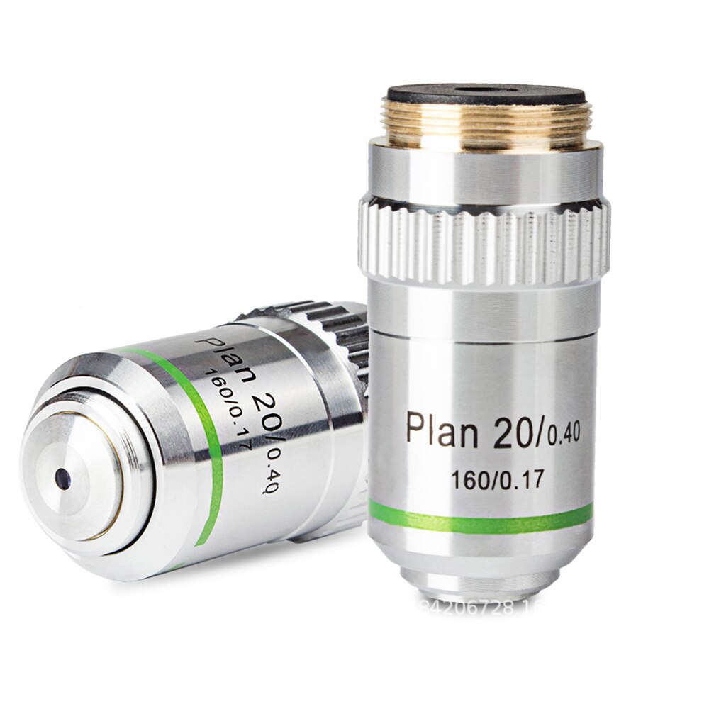 thumbnail image 2 of 4X 10X 40X 100X Plan Achromatic Objective Lens Set – RMS 20.2mm For Biological Microscope 2 of 6