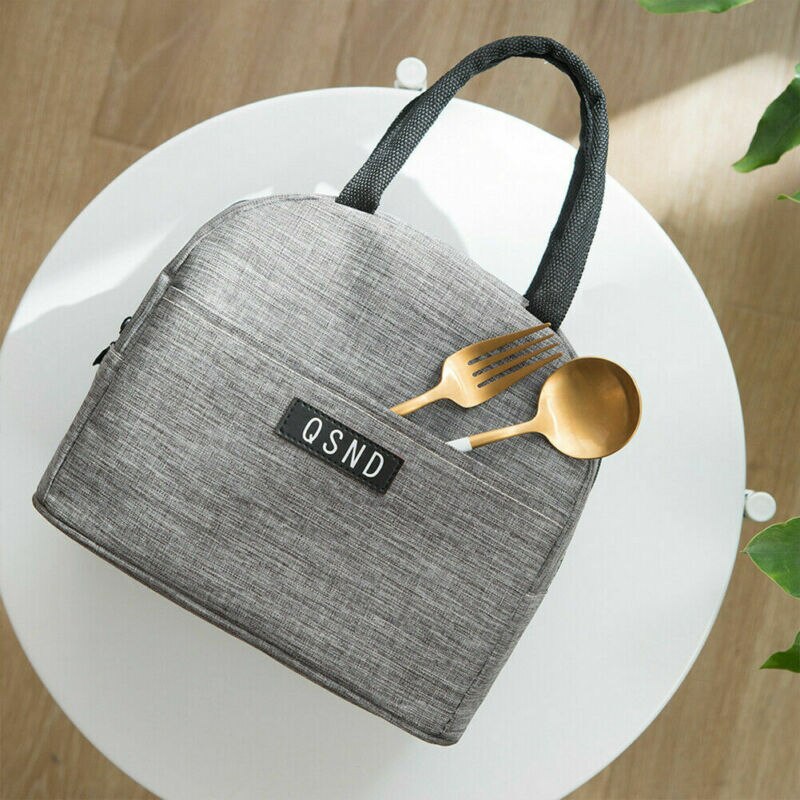 Sac à déjeuner Portable nouvelle boîte à déjeuner isotherme thermique sac à main Bento poche dîner conteneur école sacs de stockage de nourriture