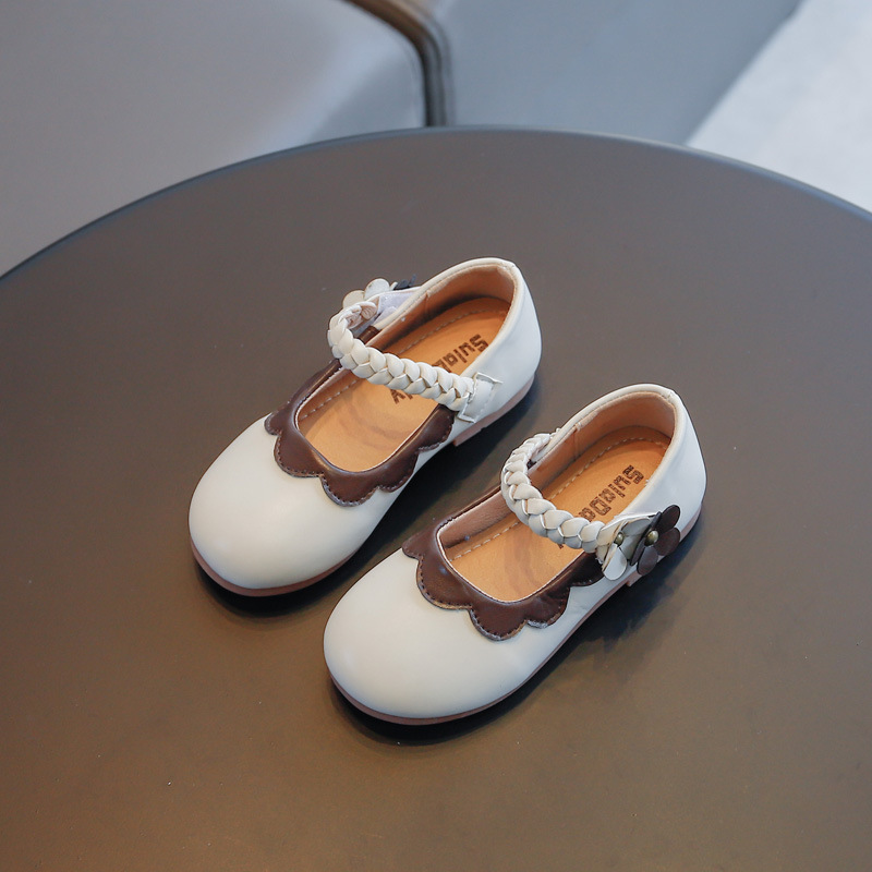Lente/Herfst Kinderen Leren Schoenen Baby Peuter Flats Comfortabele Student Toevallige Prinses Meisjes Prestaties Kids 02A