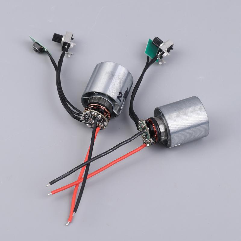 Silnik bezszczotkowy BLDC o dużej mocy 2S/3S DC 7.4V 12V z sterownikiem, regulacją prędkości, metalowy bezszczotkowy wentylator kanałowy
